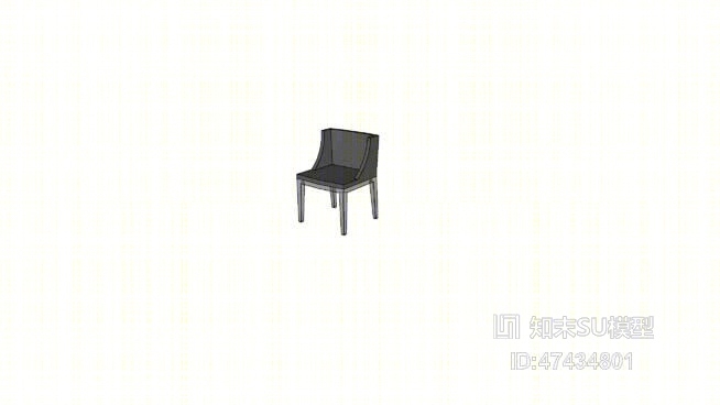 休闲椅SU模型下载【ID:917978497】