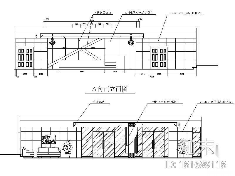 [重庆]某宾馆设计图（含效果）cad施工图下载【ID:161699116】