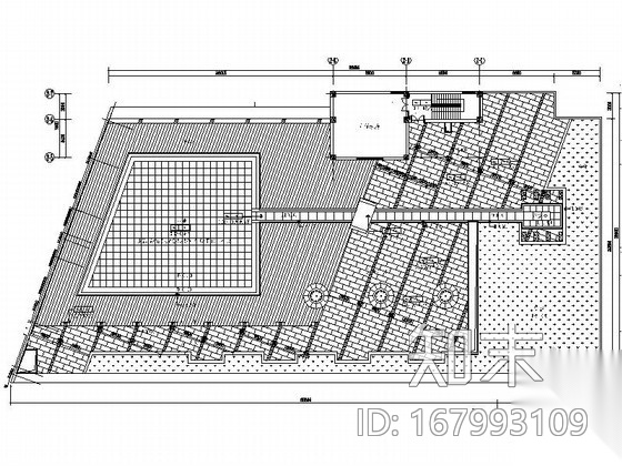酒店屋顶花园平面布局图施工图下载【ID:167993109】
