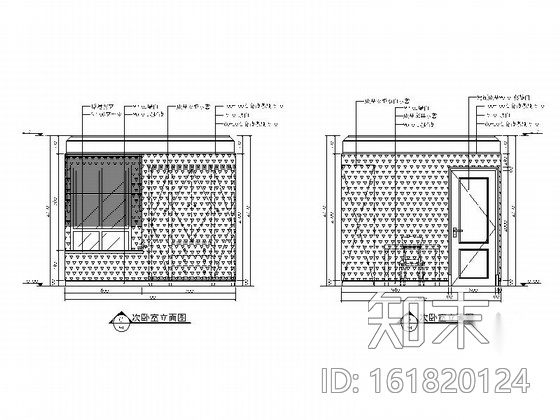 [上海]精品时尚简欧风格商品两居室样板间CAD装修施工图...cad施工图下载【ID:161820124】