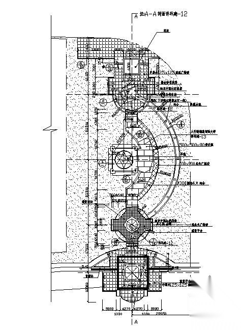 街头绿地施工图全套施工图下载【ID:161043106】