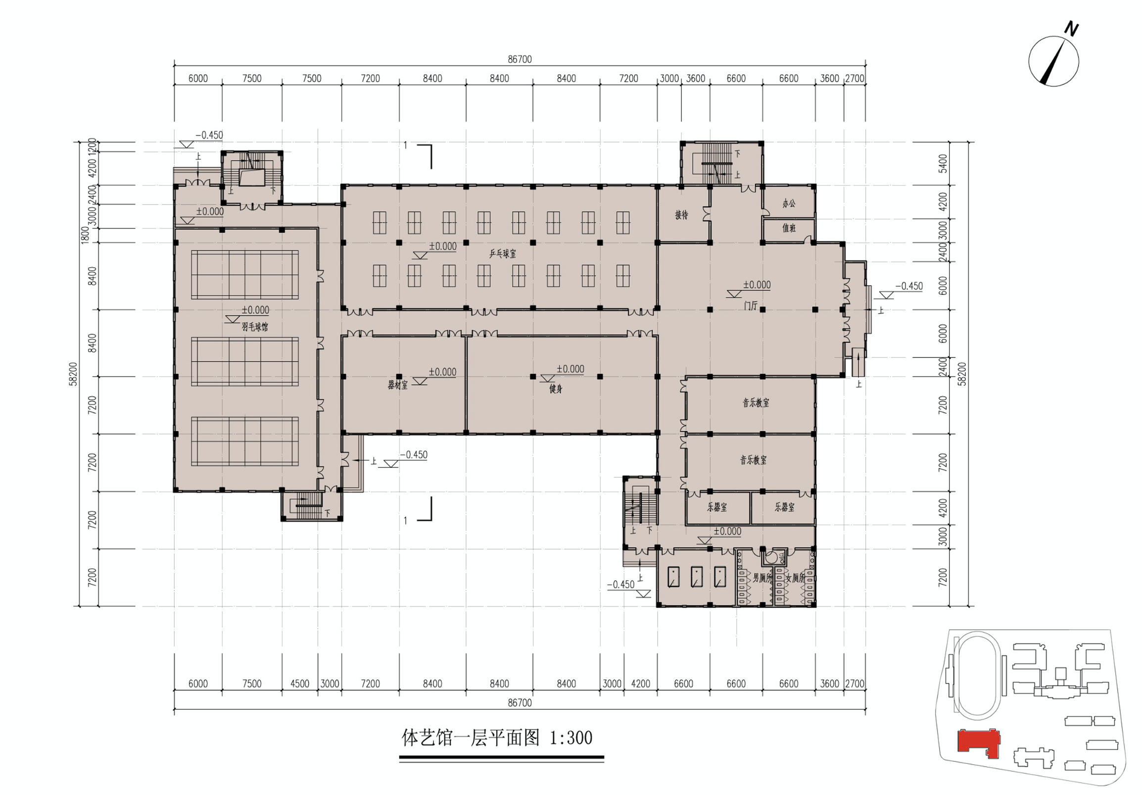 [浙江]杭州外国语学校初高中建筑设计方案文本（简洁典...施工图下载【ID:165143179】