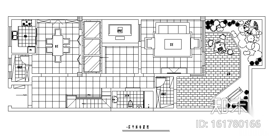 [江苏]现代风格400平米联体别墅设计施工图（附效果图）cad施工图下载【ID:161780166】