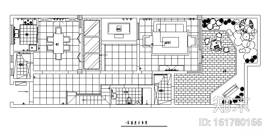 [江苏]现代风格400平米联体别墅设计施工图（附效果图）cad施工图下载【ID:161780166】