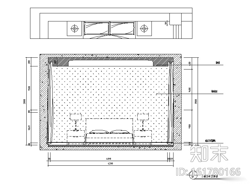 [江苏]现代风格400平米联体别墅设计施工图（附效果图）cad施工图下载【ID:161780166】