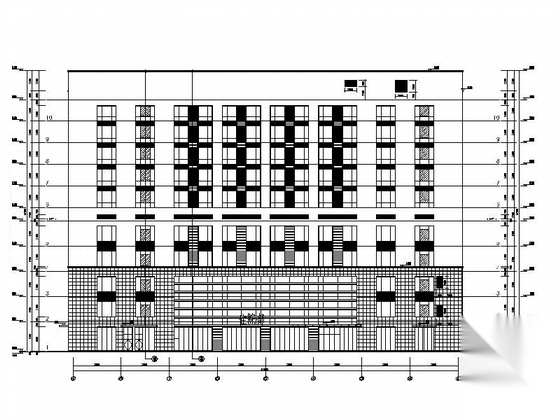 [江苏]现代风格市级甲等医院综合楼建筑设计施工图（知名...施工图下载【ID:165143114】