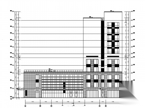 [江苏]现代风格市级甲等医院综合楼建筑设计施工图（知名...施工图下载【ID:165143114】