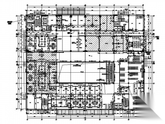 [江苏]现代风格市级甲等医院综合楼建筑设计施工图（知名...施工图下载【ID:165143114】