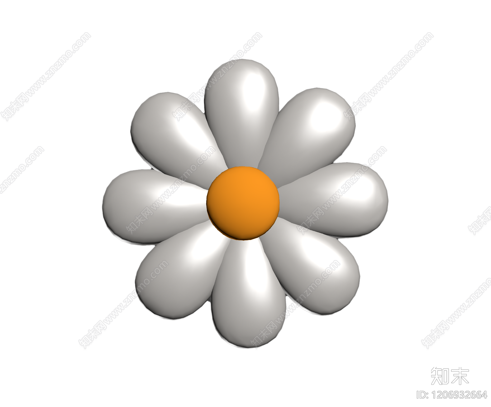 花朵装饰模型3D模型下载【ID:1206932664】