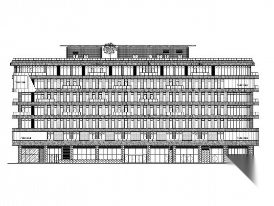 [山东]某9层商住楼建筑施工图（含jpg）cad施工图下载【ID:166726123】