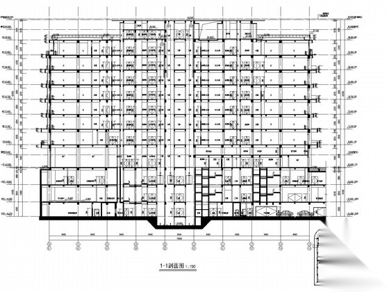 [山东]某9层商住楼建筑施工图（含jpg）cad施工图下载【ID:166726123】