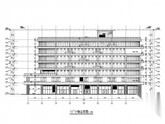 [山东]某9层商住楼建筑施工图（含jpg）cad施工图下载【ID:166726123】