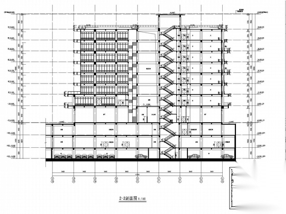 [山东]某9层商住楼建筑施工图（含jpg）cad施工图下载【ID:166726123】