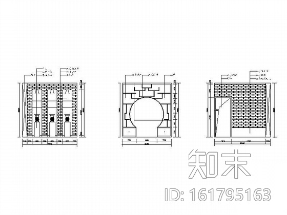 紫艺茶馆装修图cad施工图下载【ID:161795163】