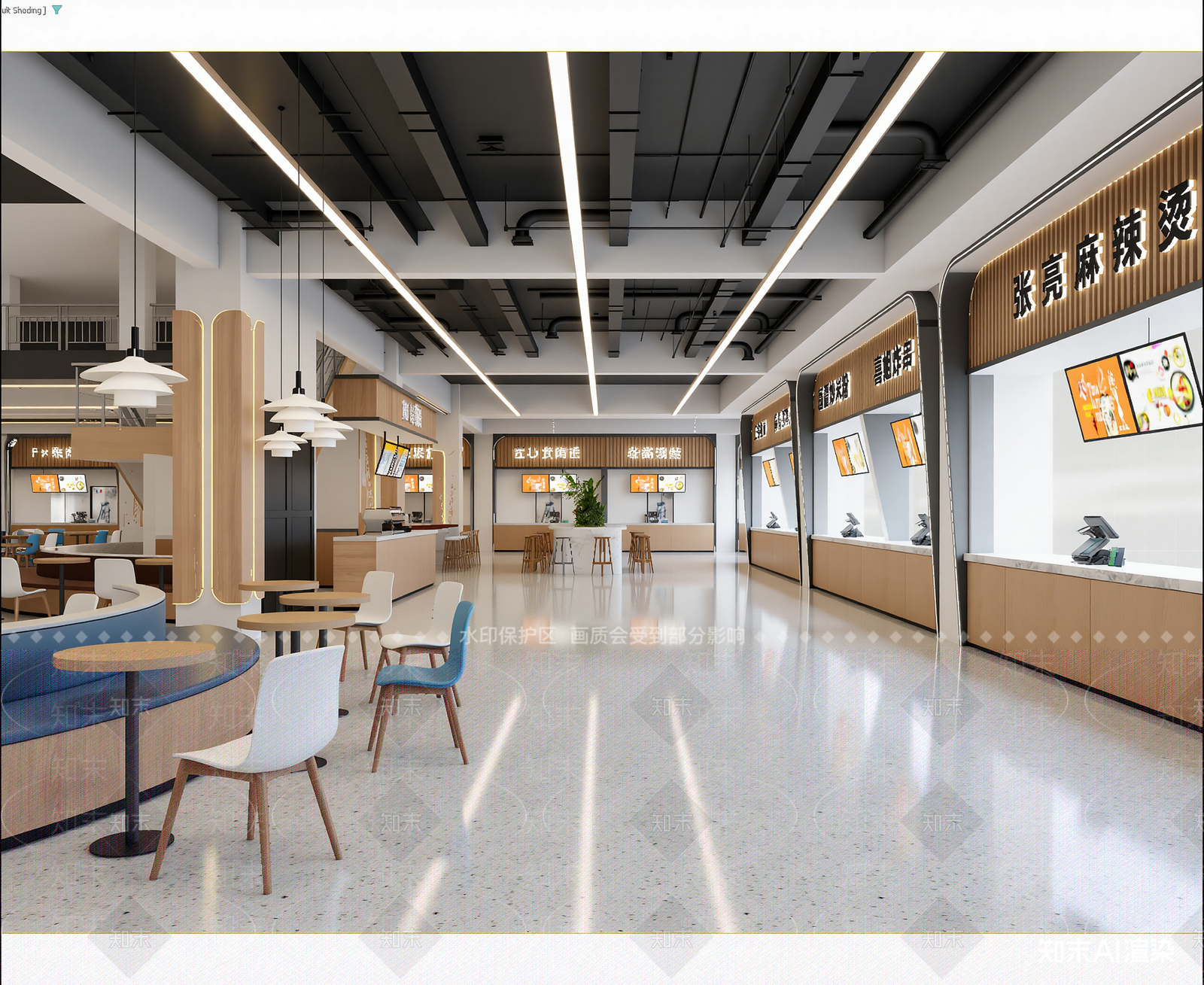 现代其他餐饮空间3D模型下载【ID:1214930669】