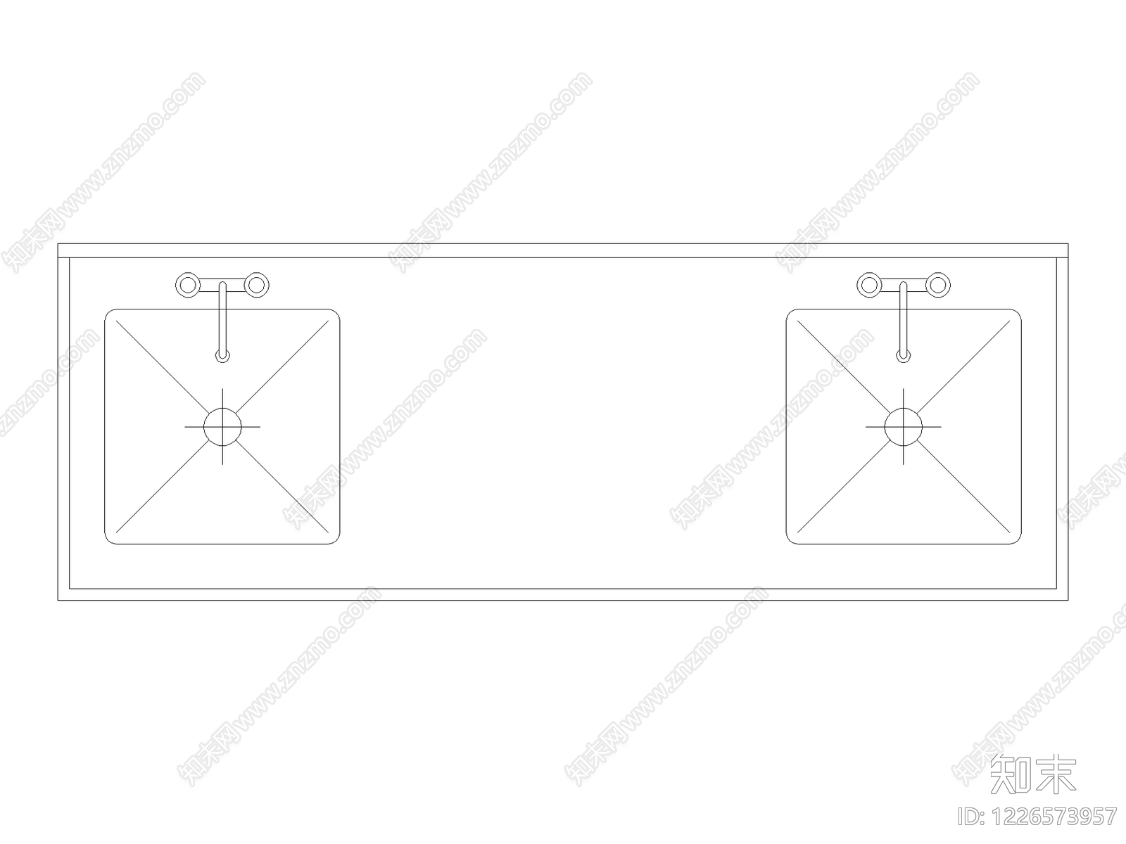 现代卫浴设施CAD图纸