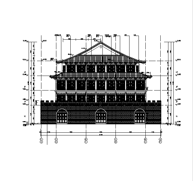 [辽宁]18栋商贸楼建筑施工图(含机电——结构图纸）cad施工图下载【ID:151453159】