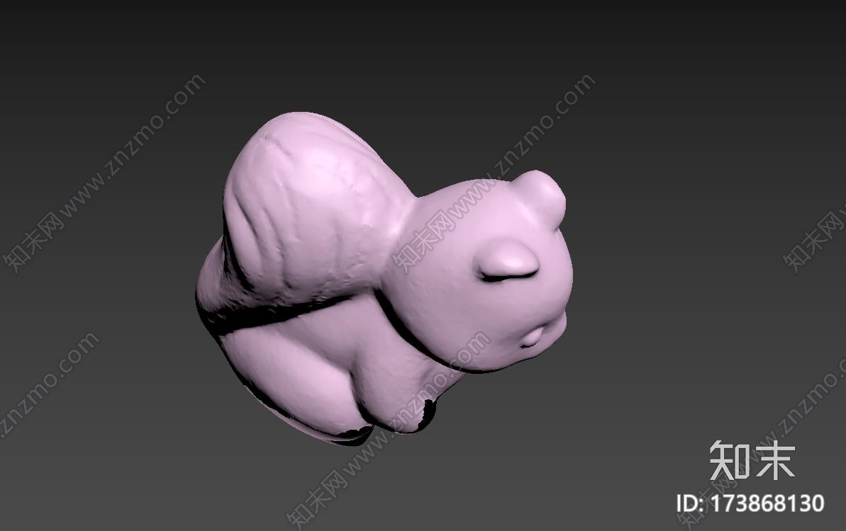 胖松鼠3d打印模型下载【ID:173868130】