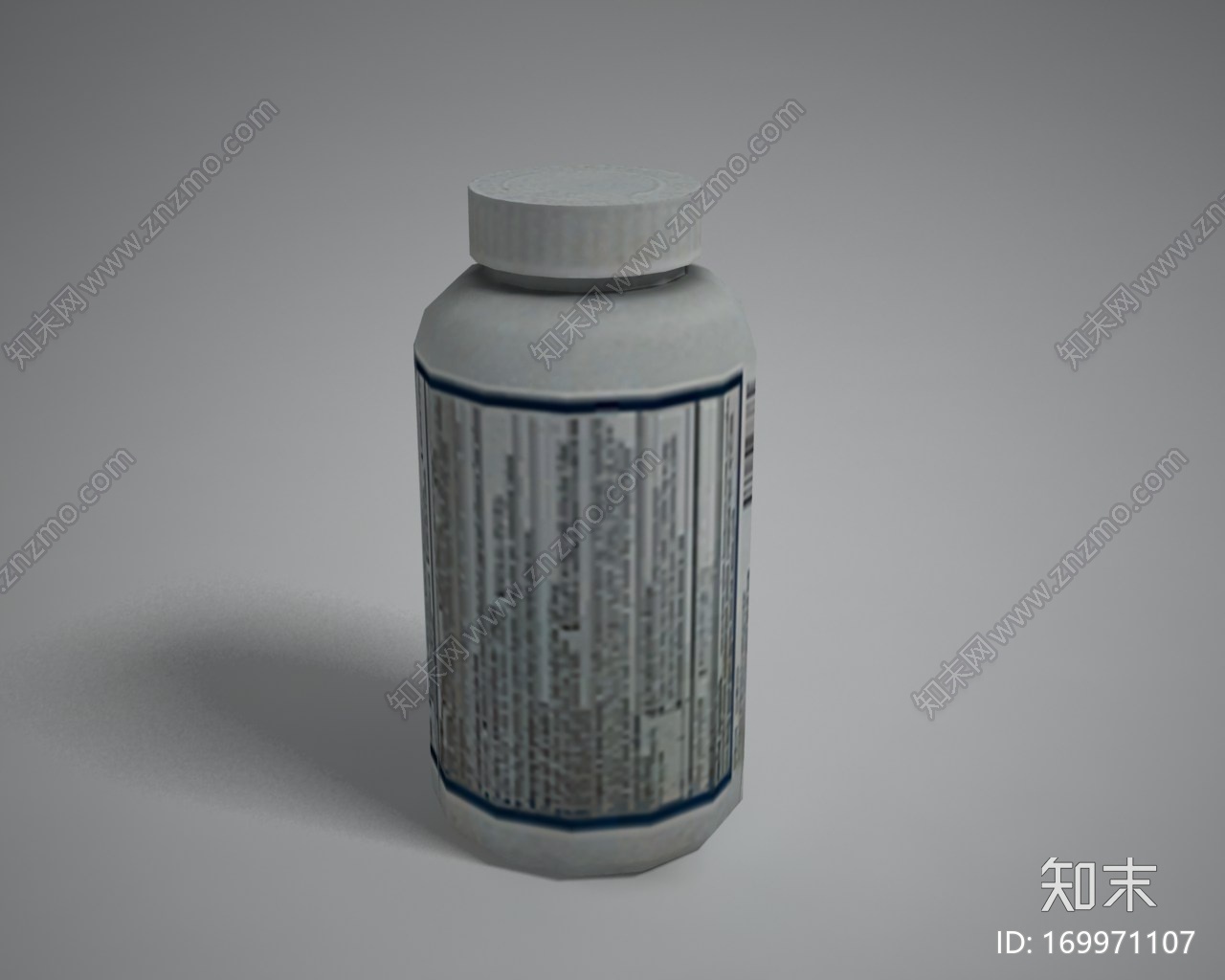 药瓶模型CG模型下载【ID:169971107】