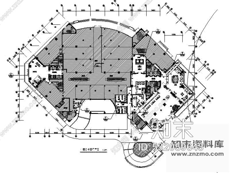 施工图长沙某知名大酒店装修图cad施工图下载【ID:532059643】