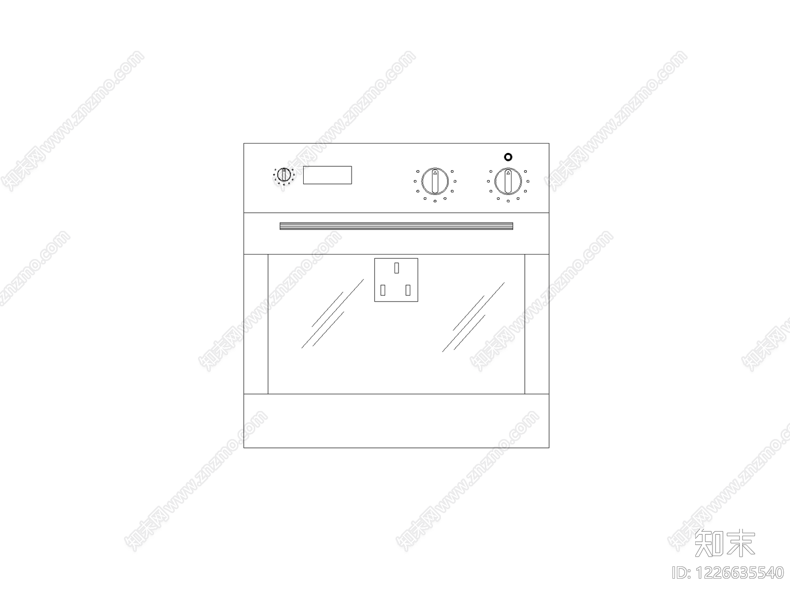 厨房设施cad施工图下载【ID:1226635540】