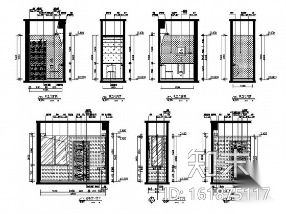 [江苏]现代大气的酒店行政酒廊装修施工图施工图下载【ID:161875117】