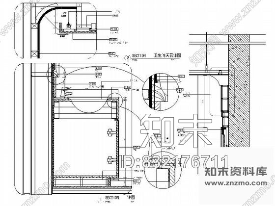 图块/节点豪华卫生间洗手台详图施工图下载【ID:832176711】