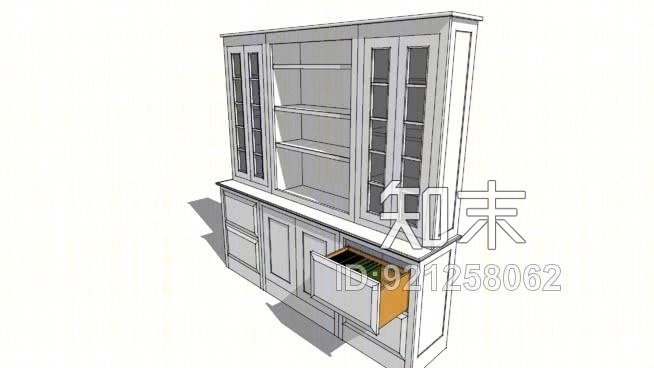 书柜、媒体柜、hutchSU模型下载【ID:921258062】