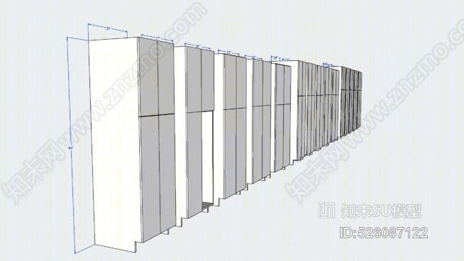 储藏室24深2门曼哈顿。SU模型下载【ID:526087122】