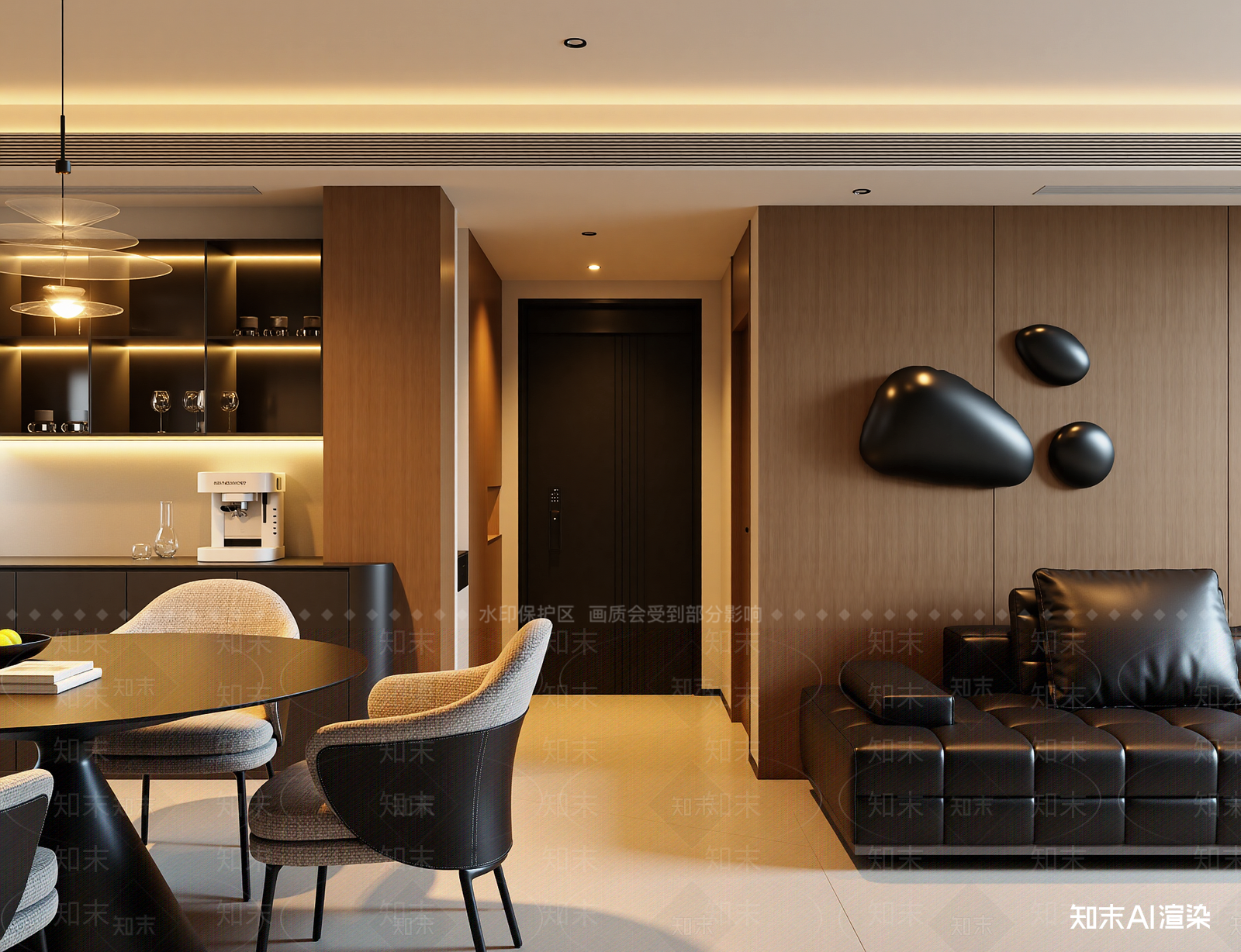 意式客餐厅3D模型下载【ID:1221978785】