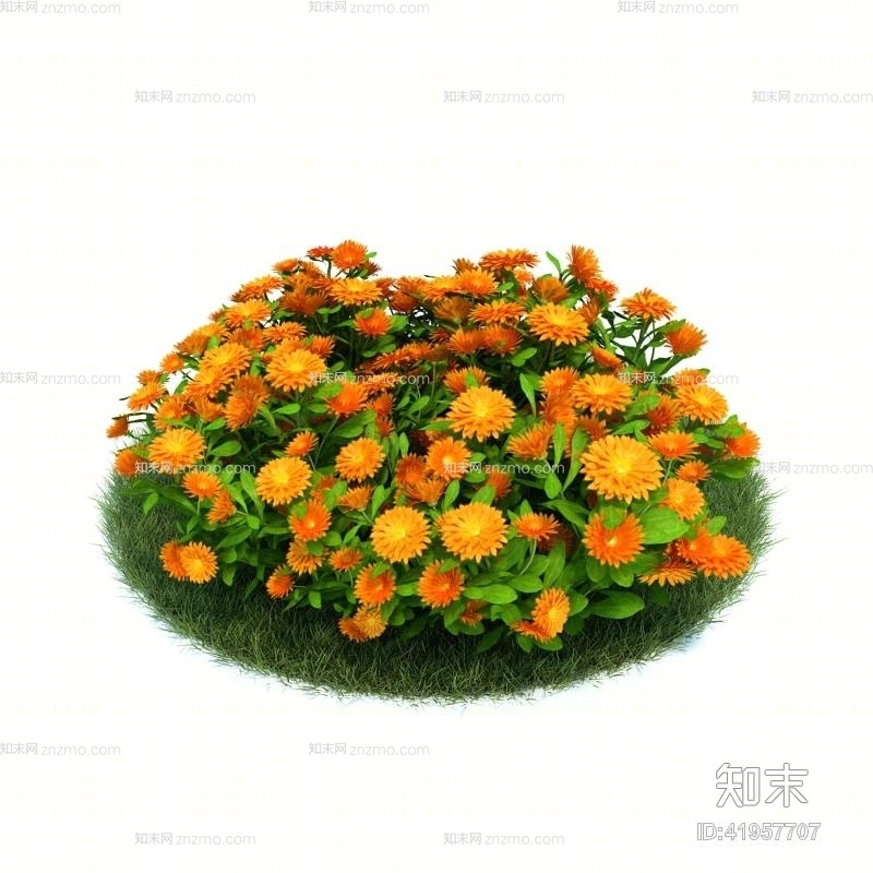 绿色草坪3D模型下载【ID:41957707】