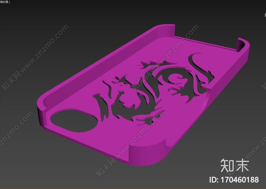 龙iPhone+5手机壳3d打印模型下载【ID:170460188】