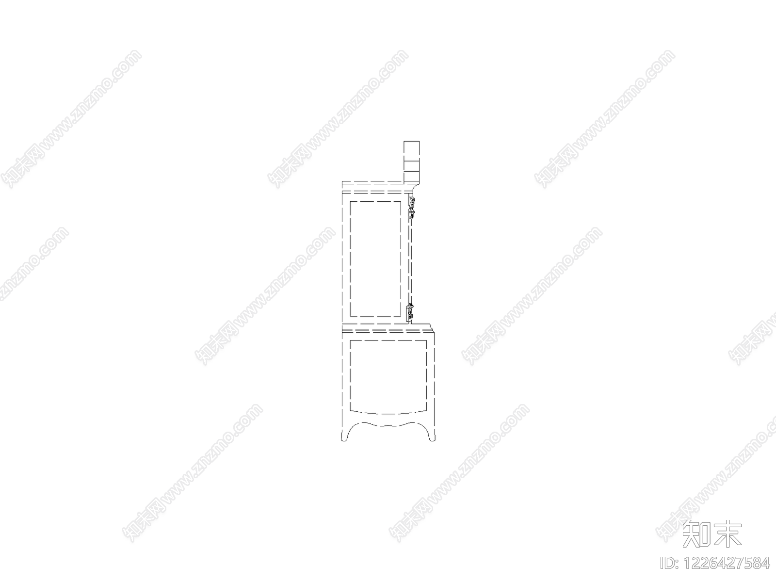 柜子cad施工图下载【ID:1226427584】