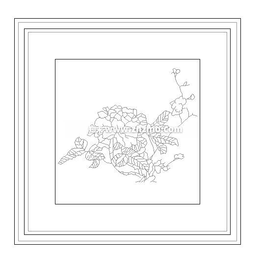 挂画cad施工图下载【ID:178426148】
