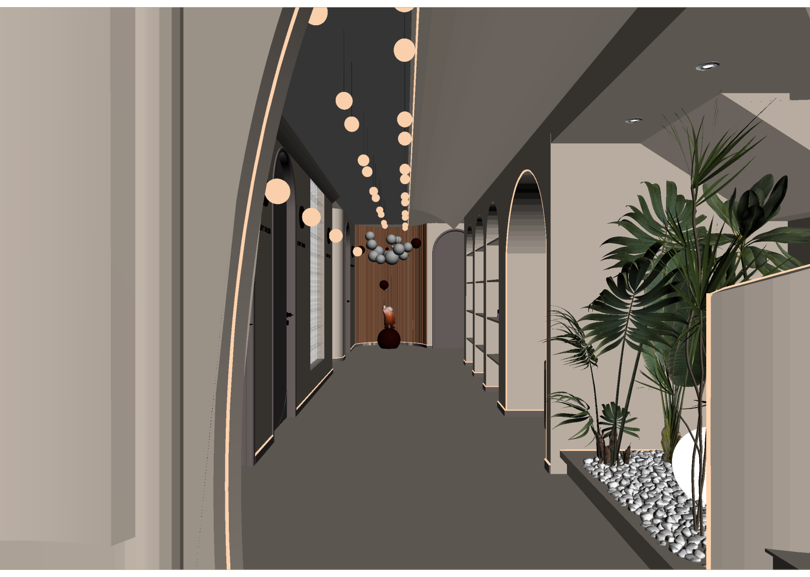 现代走廊3D模型下载【ID:1214788019】