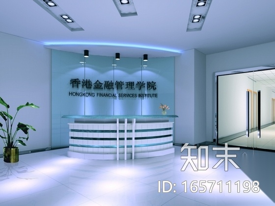 香港金融学院上海分院装修全套图纸cad施工图下载【ID:165711198】