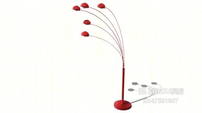 落地灯SU模型下载【ID:419249268】