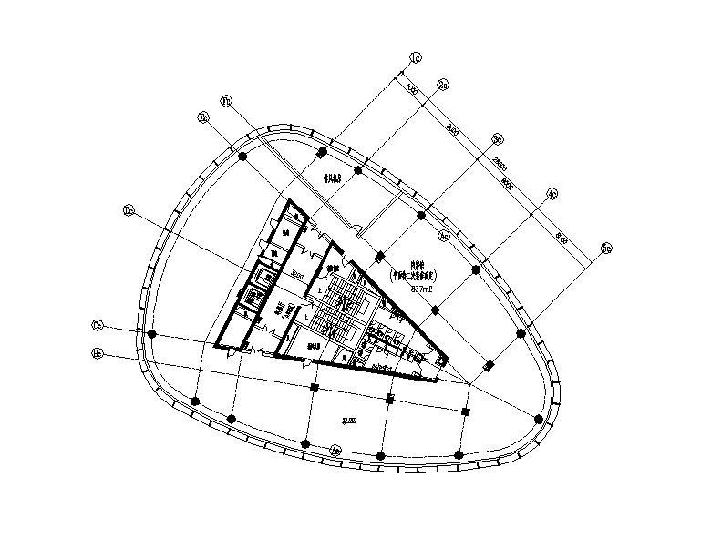 [浙江]高层L型涂料外墙信息办公中心建筑施工图施工图下载【ID:149960126】