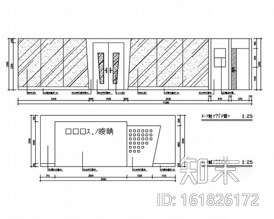 某健身会所装修图cad施工图下载【ID:161826172】