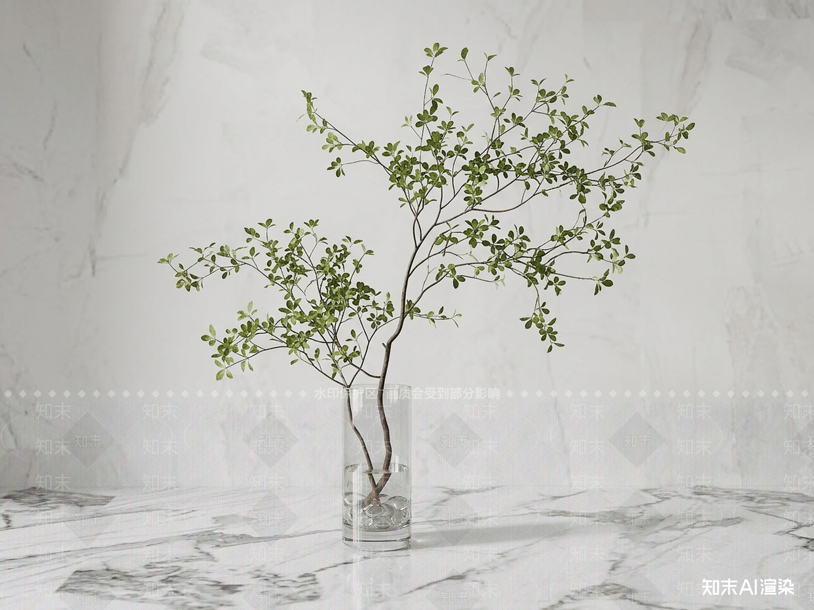 艺术绿植灌木3D模型下载【ID:1227325391】