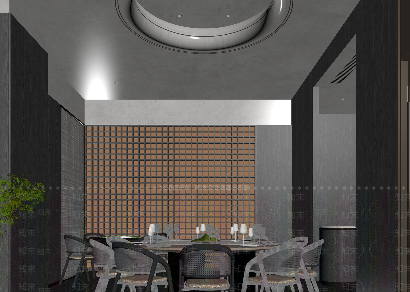现代包厢3D模型下载【ID:1214848629】