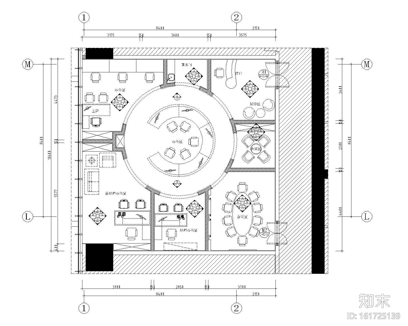 [广东]现代--南海万达广场创意办公户型样板间施工图+效...施工图下载【ID:161725139】
