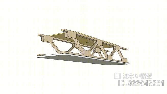 地板天花板木框架，1小时，ULSU模型下载【ID:922648731】