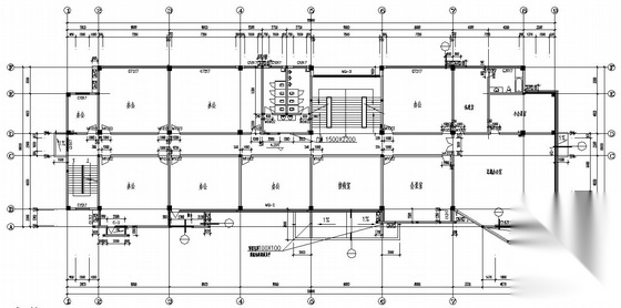 [苏州市]某现代化工业厂区南、北办公楼建筑施工图cad施工图下载【ID:167932148】