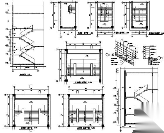 [苏州市]某现代化工业厂区南、北办公楼建筑施工图cad施工图下载【ID:167932148】