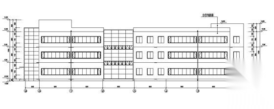 [苏州市]某现代化工业厂区南、北办公楼建筑施工图cad施工图下载【ID:167932148】