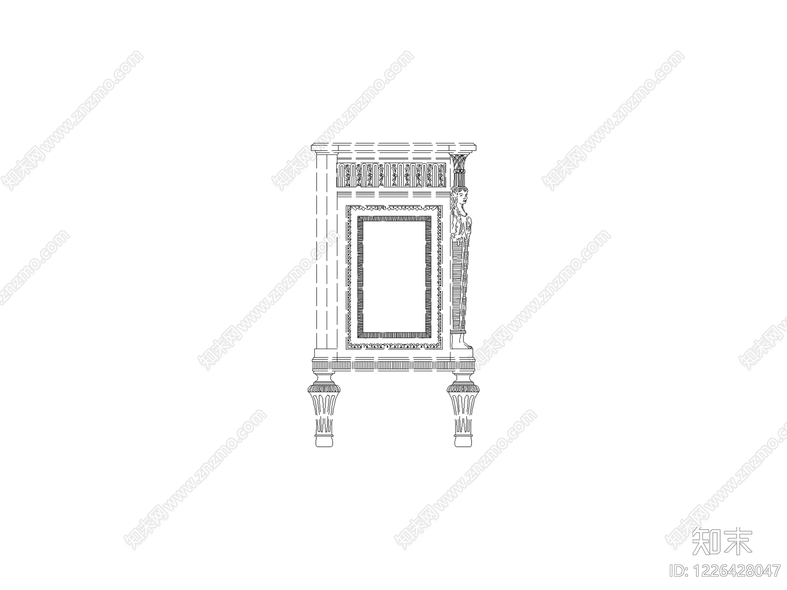 柜子cad施工图下载【ID:1226428047】