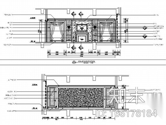 某豪华会所会议室室内装饰施工图（含实景）cad施工图下载【ID:166178184】