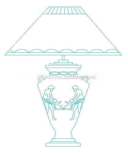 台灯cad施工图下载【ID:178350115】