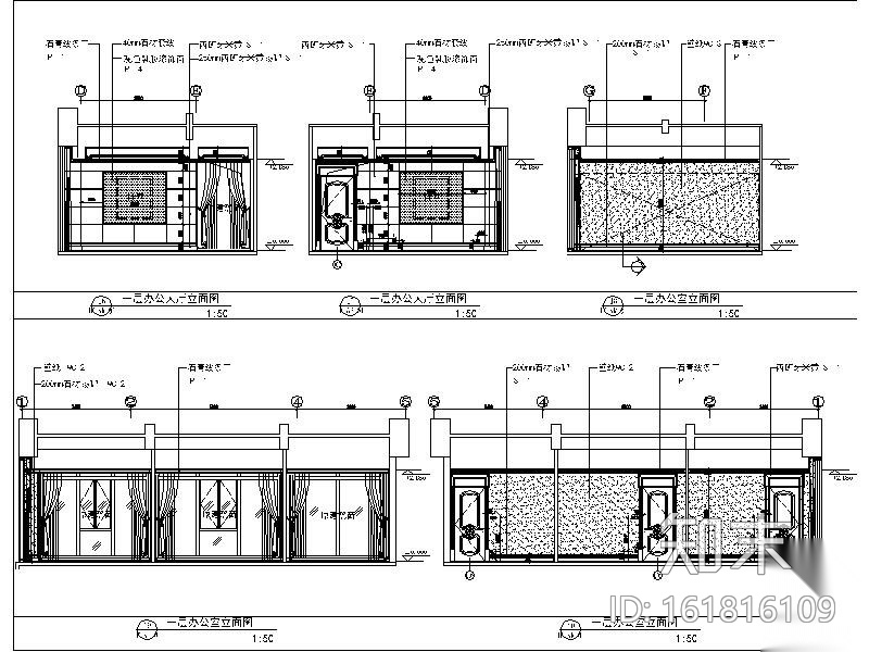 知名高尔夫球会所设计施工图cad施工图下载【ID:161816109】